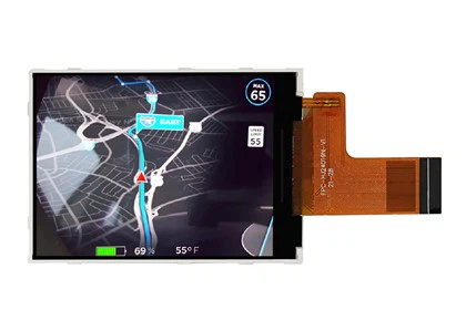 Skrin paparan LCD kecerahan tinggi